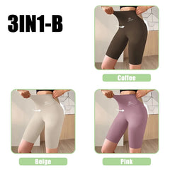 Women’s High-Waist Sports & Yoga Shorts (M–XL)