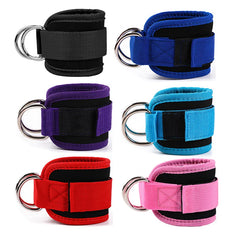 Double D-Ring Ankle Straps for Cable Machines – Glute & Leg Workout Cuffs