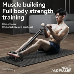 Adjustable Resistance Band with Pedal – Home Workout & Stretching Tool