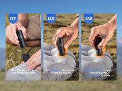 FLEXTAILGEAR ZERO PUMP – Portable Electric Air Pump for Camping Gear