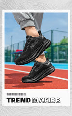 Men’s Carbon Plate Running Shoes – Lightweight Air Cushion Athletic Sneakers