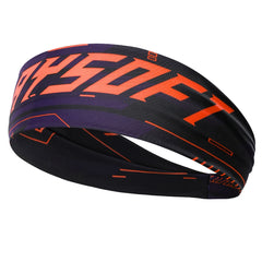 Gothic Skull Sports Headband – Sweat-Wicking Hair Band for Workout & Fitness