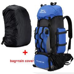 90L Waterproof Hiking Backpack – Large Capacity Trekking & Camping Rucksack for Men