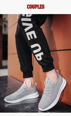 Men’s Lightweight Breathable Sneakers – Casual Walking & Gym Shoes