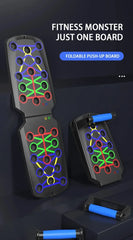Multifunctional Foldable Push-Up Board Set – Portable Upper Body Training System