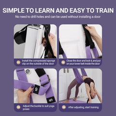 Aerial Yoga Strap & Hammock – Flexibility Trainer for Stretching & Inversion