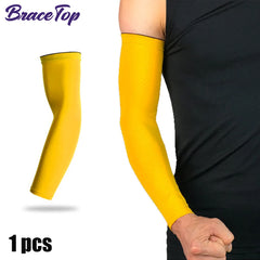 Sport Arm Compression Sleeve – UV Protection for Basketball, Cycling, Running, & More