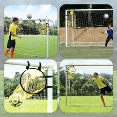 Foldable Football Target Net – 17x28in Soccer Training Goal Attachment
