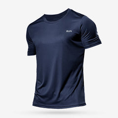 Men’s Quick-Dry Sports T-Shirt – Compression Fit for Running & Training