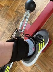 Double D-Ring Ankle Straps for Cable Machines – Glute & Leg Workout Cuffs