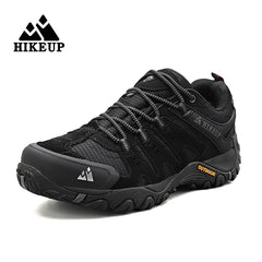 HIKEUP Men’s Suede Tactical Hiking Shoes – Outdoor Trekking Sneakers