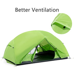 ortable Beach Sunshade TeBISINNA 2-Person Ultralight Waterproof Camping Tent with Free Mat – Double-Layer 20D Nylon for Hiking & Backpackingnt – UV-Protective Automatic Pop-Up Shelter for Adults & Kids