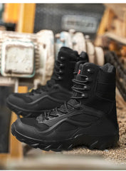Men’s Tactical Field Boots – Lightweight, Non-Slip Outdoor Footwear