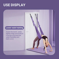 Aerial Yoga Strap & Hammock – Flexibility Trainer for Stretching & Inversion