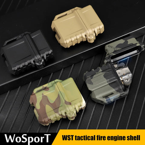 Cigarette Lighter Case Portable Lighter Organizer Holder Heat-resistant Molle System Outdoor Camping Survival Tool Accessories