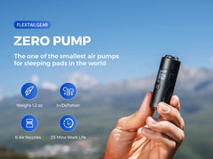 FLEXTAILGEAR ZERO PUMP – Portable Electric Air Pump for Camping Gear