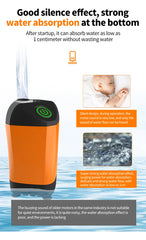 Portable Camping Shower – IPX7 Waterproof Electric Pump with Digital Display