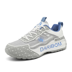 Running Shoes Men Breathable Shockproof Marathon Sneakers Lace-up Ultralight Sports Casual Shoes Work Tennis Athletic Footwear