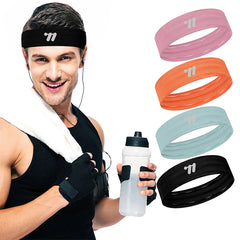 WEST BIKING Moisture-Wicking Elastic Sport Headband – Breathable Sweatband for Gym, Running, Cycling