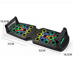 Multifunctional Foldable Push-Up Board Set – Portable Upper Body Training System