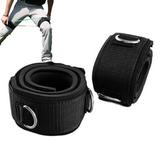 Adjustable Thigh & Ankle Straps for Cable Machines – Padded D-Ring Leg Cuffs for Strength Training