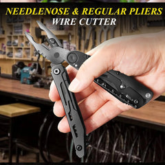 Stainless Steel Folding Multi-Tool – Pliers, Screwdriver & Pocket Knife