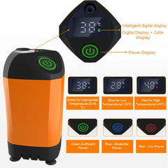 Portable Camping Shower – IPX7 Waterproof Electric Pump with Digital Display