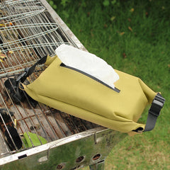 Outdoor Wet Wipes Dispenser – Hanging Canvas Tissue Box for Camping & Travel