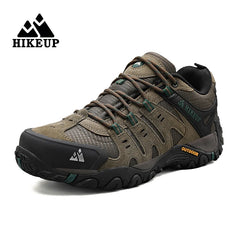 HIKEUP Men’s Suede Tactical Hiking Shoes – Outdoor Trekking Sneakers