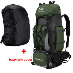 90L Waterproof Hiking Backpack – Large Capacity Trekking & Camping Rucksack for Men