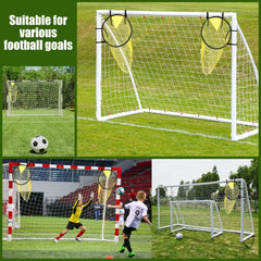 Foldable Football Target Net – 17x28in Soccer Training Goal Attachment