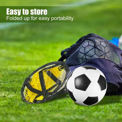 Foldable Football Target Net – 17x28in Soccer Training Goal Attachment