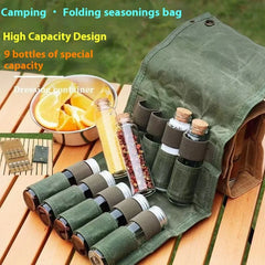 Vacuum-Sealed Camping Spice Kit – Portable Outdoor Seasoning Containers