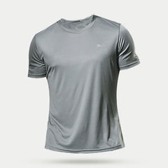 Men’s Quick-Dry Sports T-Shirt – Compression Fit for Running & Training