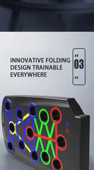 Multifunctional Foldable Push-Up Board Set – Portable Upper Body Training System