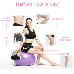 Thickened Yoga & Pilates Ball – 45CM–95CM Anti-Burst Exercise Ball