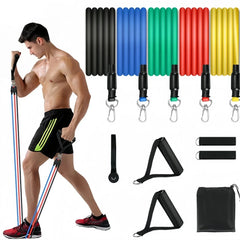 Resistance Bands Set for Working Out Exercise Bands Yoga Pilates Pull Strap Home Gym Fitness Training Equipment for Men Women