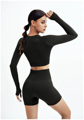 WAREBALL Seamless Women’s Yoga Set – 2/3/4 Piece Gym Outfit