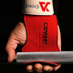 1 Pair Cowhide Gym Grip Pads – Anti-Slip Weightlifting Palm Protectors