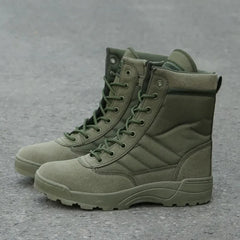 Men’s Tactical Combat Boots – Outdoor, Hiking & Work Safety Footwear
