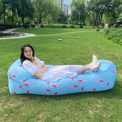 Fast Inflatable Air Sofa Bed – Portable Lazy Beach Lounger (240×70cm)