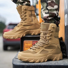 Men’s Tactical Field Boots – Lightweight, Non-Slip Outdoor Footwear