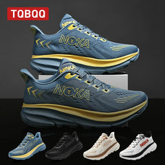 Men’s Carbon Plate Running Shoes – Lightweight Air Cushion Athletic Sneakers