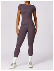 NCLAGEN Women’s Athletic T-Shirt – Breathable Stretch Gym & Yoga Tee