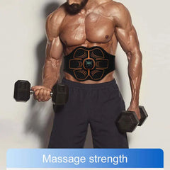 EMS Abs Trainer Toning Belt – USB Rechargeable Muscle Stimulator