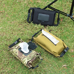 Outdoor Wet Wipes Dispenser – Hanging Canvas Tissue Box for Camping & Travel