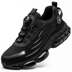 Men’s Safety Work Shoes – Anti-Smash, Anti-Puncture with Rotating Button