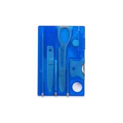Multifunctional Survival Tool Card – Swiss Army Style Card with Light & Beauty Tools