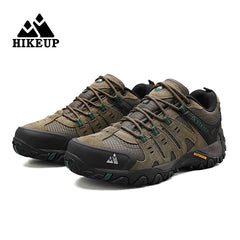 HIKEUP Men’s Suede Tactical Hiking Shoes – Outdoor Trekking Sneakers