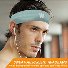 WEST BIKING Moisture-Wicking Elastic Sport Headband – Breathable Sweatband for Gym, Running, Cycling